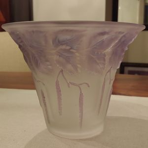 Vintage "Rare"Art Deco Bohemian Glass Vase